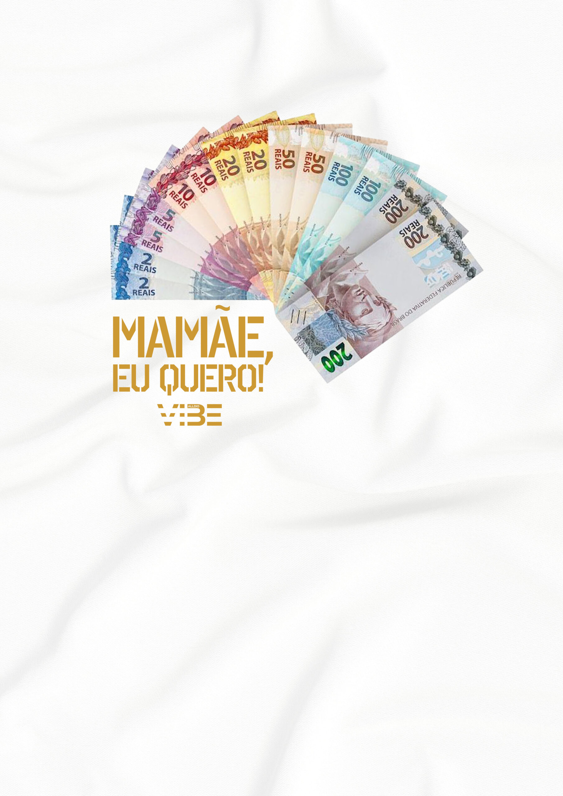 Camiseta Branca PV MAMÃE EU QUERO VIBE - Imagem 3