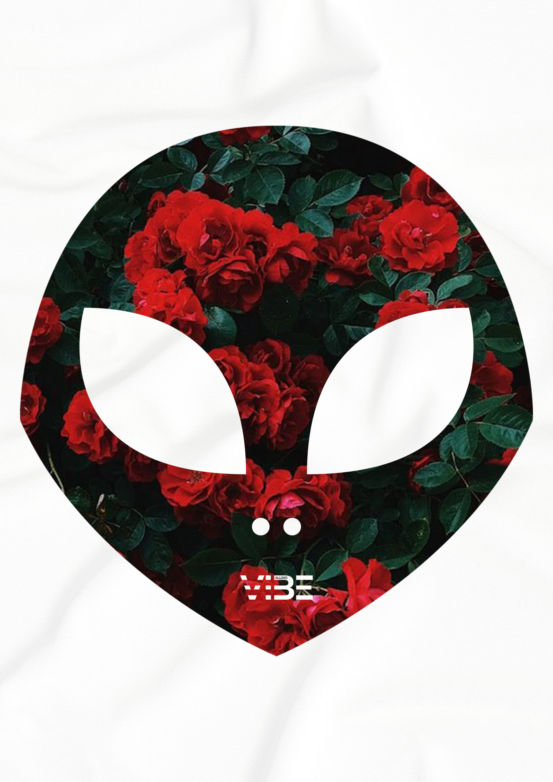 Camiseta Branca PV Alien Flores - Imagem 2